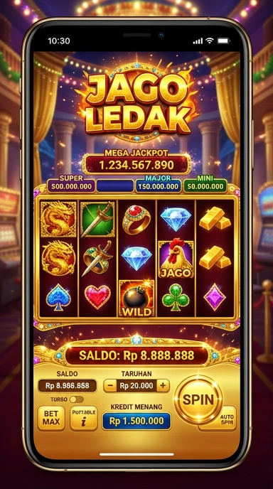 jagoledak — layar beranda